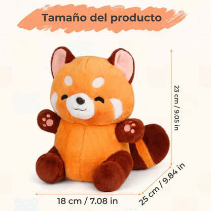 Medidas y longitud del peluche panda